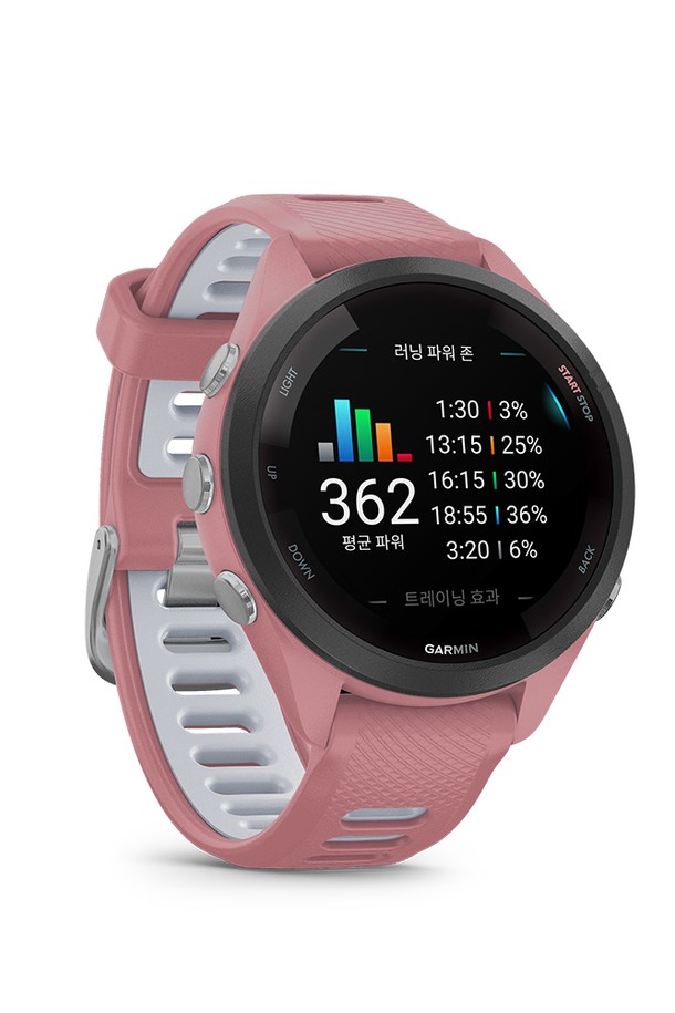 GARMIN - 기타소품 - 가민 포러너 265S 뮤직 GPS 스마트워치 핑크