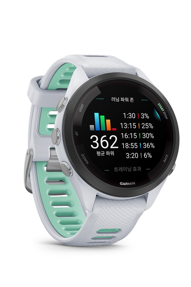 GARMIN - 기타소품 - 가민 포러너 265S 뮤직 GPS 스마트워치 화이트스톤