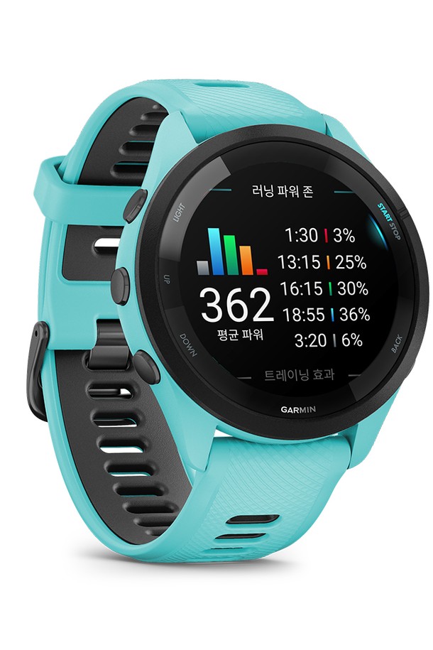 GARMIN - 기타소품 - 가민 포러너 265 뮤직 GPS 스마트워치 아쿠아