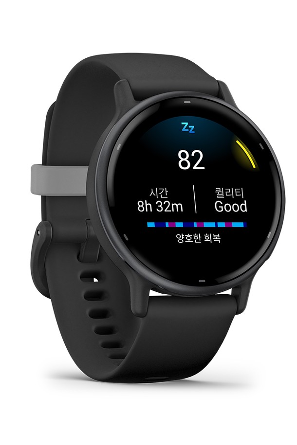 GARMIN - 기타소품 - 가민 비보엑티브5 블랙 슬레이트 피트니스 GPS 스마트워치