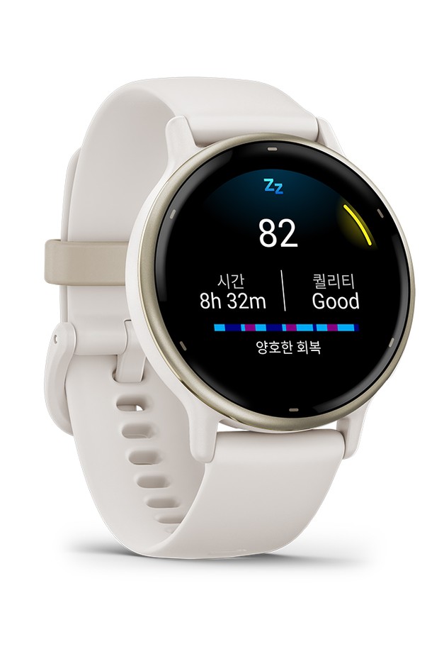 GARMIN - 기타소품 - 가민 비보엑티브5 아이비 크림 피트니스 GPS 스마트워치