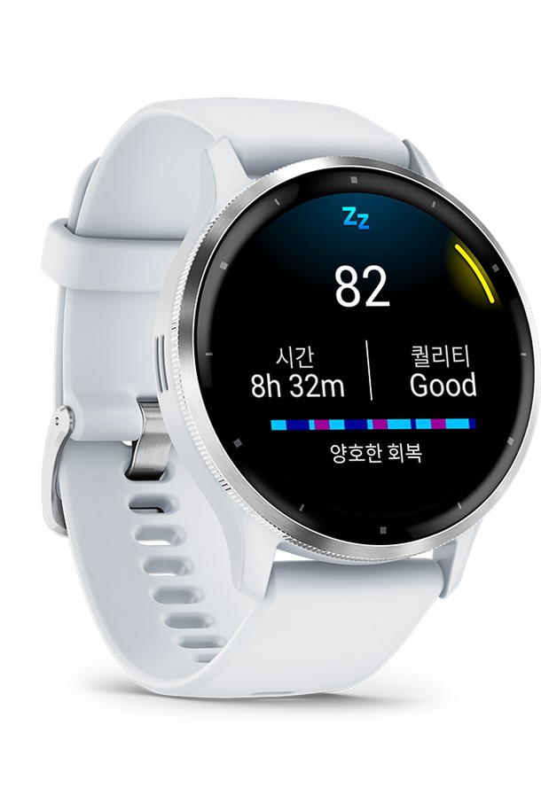 GARMIN - 기타소품 - 가민 베뉴3 화이트스톤 피트니스 GPS 스마트워치