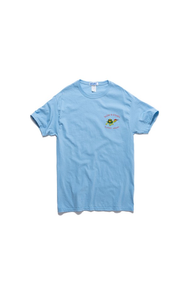 BIG WAVE - 반팔티셔츠 - [BIG WAVE] Slow N Steady Tee