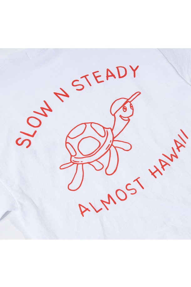 BIG WAVE - 반팔티셔츠 - [BIG WAVE] Slow N Steady Tee