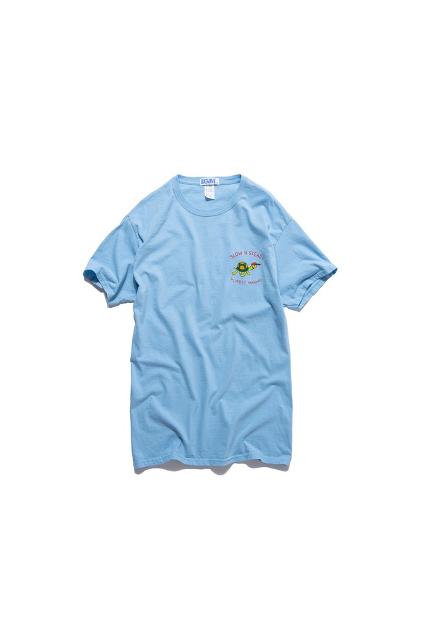 BIG WAVE - 반팔티셔츠 - [BIG WAVE] Slow N Steady Tee