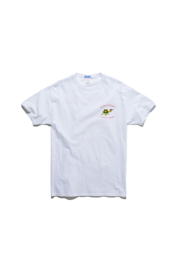 BIG WAVE - 반팔티셔츠 - [BIG WAVE] Slow N Steady Tee