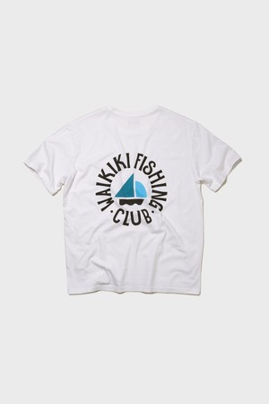 [BIG WAVE] WAIKIKI FISHING CLUB POCKET TEE