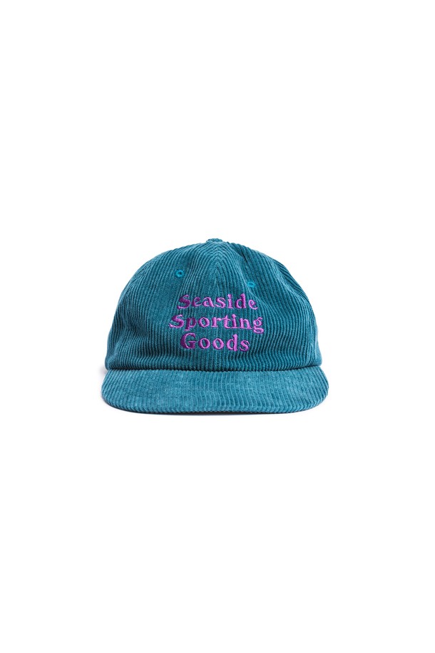 BIG WAVE - 모자 - [BIG WAVE] RETRO CORDUROY CAP (EMERALD BLUE)