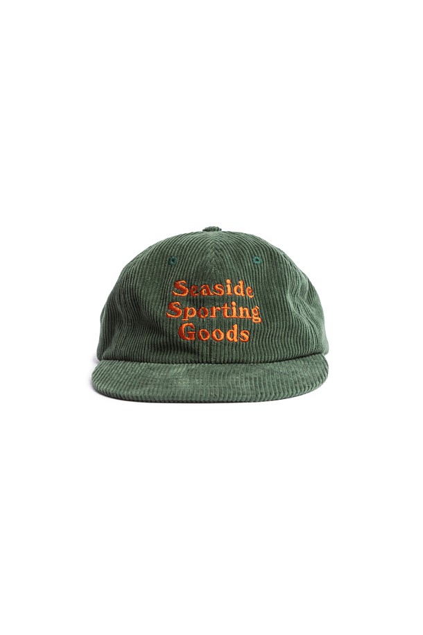 BIG WAVE - 모자 - [BIG WAVE] RETRO CORDUROY CAP (FOREST GREEN)