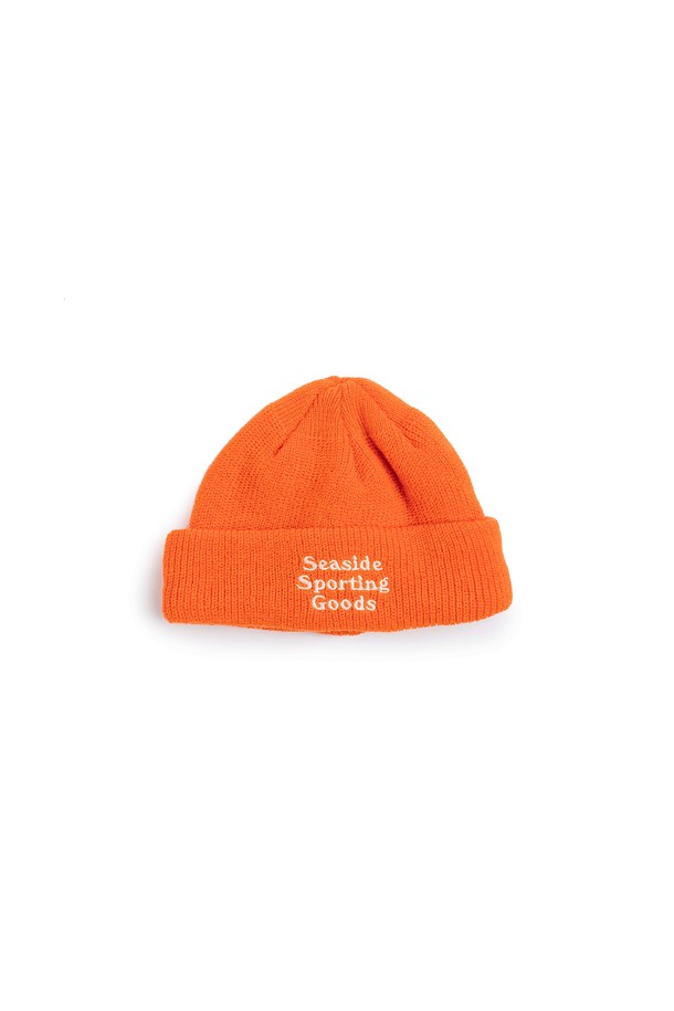 BIG WAVE - 모자 - [BIG WAVE] S.S.G WATCH CAP (PUMPKIN ORANGE)