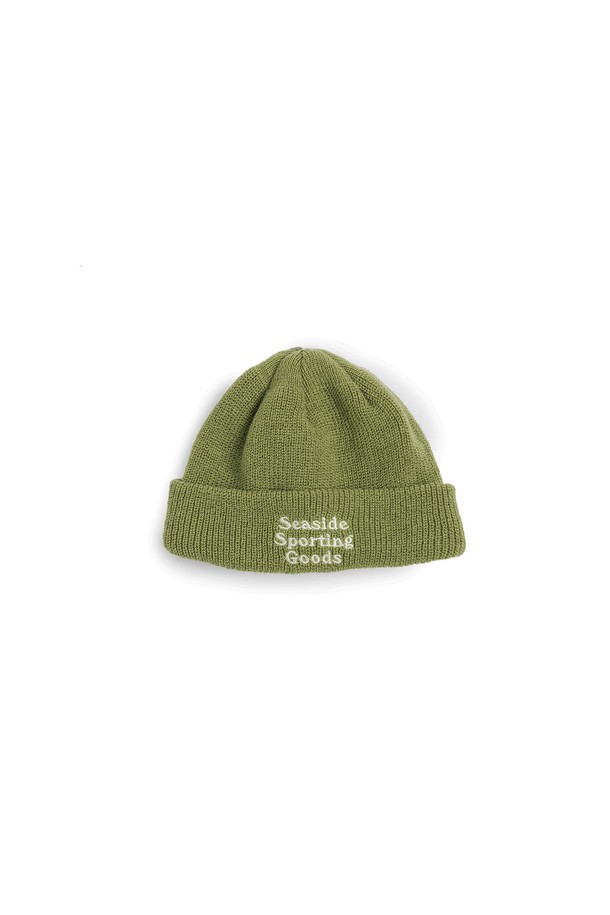 BIG WAVE - 모자 - [BIG WAVE] S.S.G WATCH CAP (OLIVE BRANCH)