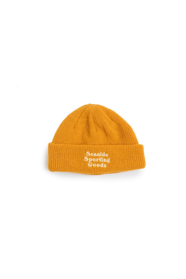 BIG WAVE - 모자 - [BIG WAVE] S.S.G WATCH CAP (GOLDEN YELLOW)