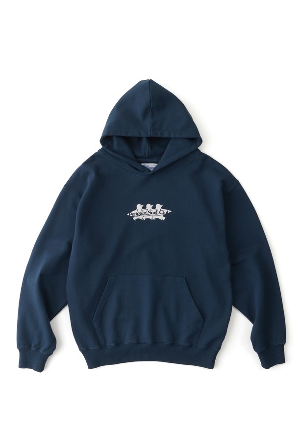 BIG WAVE - 후디 - [BIG WAVE] PENGUIN SURF CLUB HOODIE (2 COLORS)