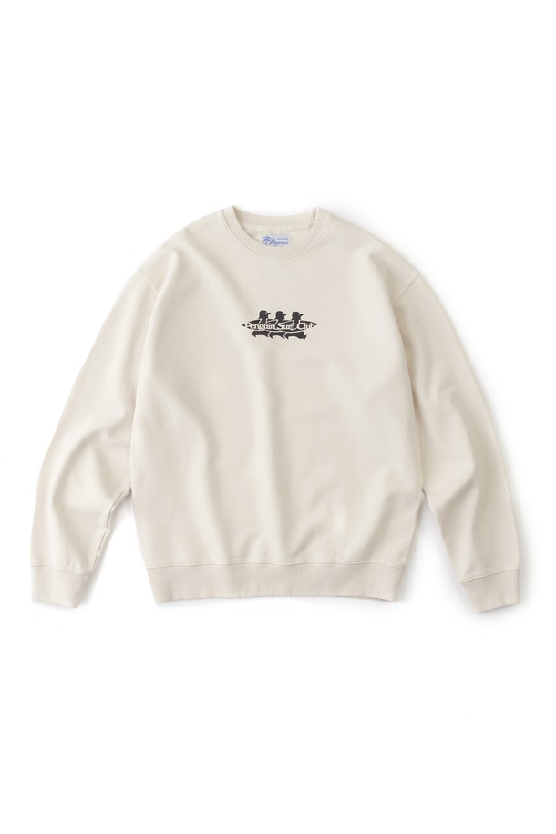 BIG WAVE - 스웨트셔츠 - [BIG WAVE] PENGUIN SURF CLUB SWEATSHIRT (2 COLORS)