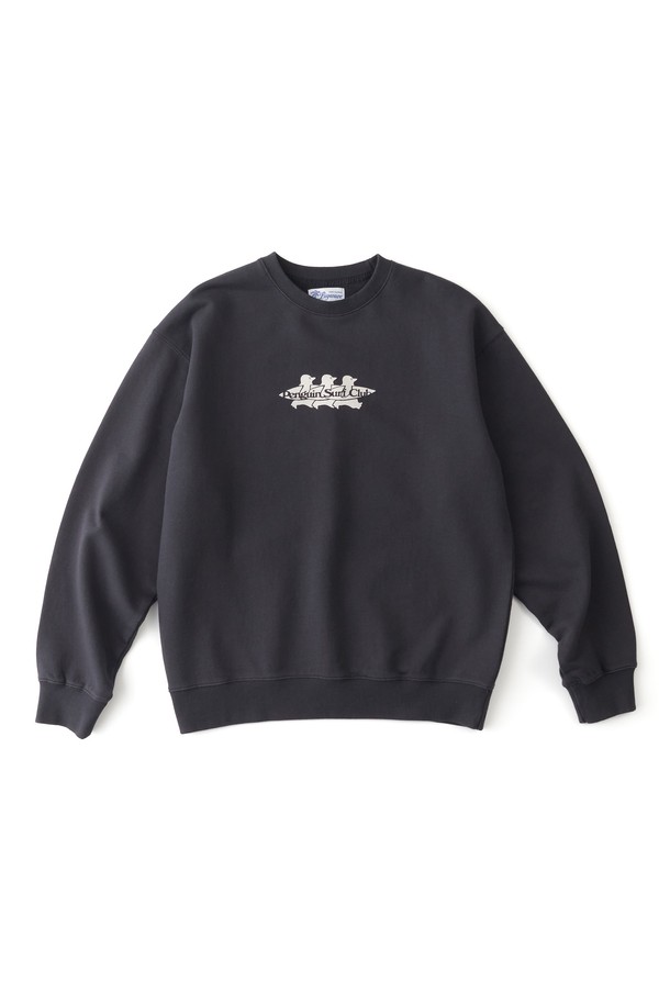 BIG WAVE - 스웨트셔츠 - [BIG WAVE] PENGUIN SURF CLUB SWEATSHIRT (2 COLORS)