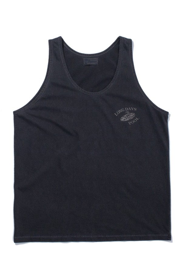 BIG WAVE - 반팔티셔츠 - [BIG WAVE]  LONG DAYS POOL SLEEVELESS (MALIBU BLUE / MAGNET)