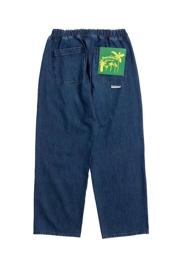 BIG WAVE - 롱/미디팬츠 - [BIG WAVE] EVERY WEAR PANTS DENIM (POSEIDON)