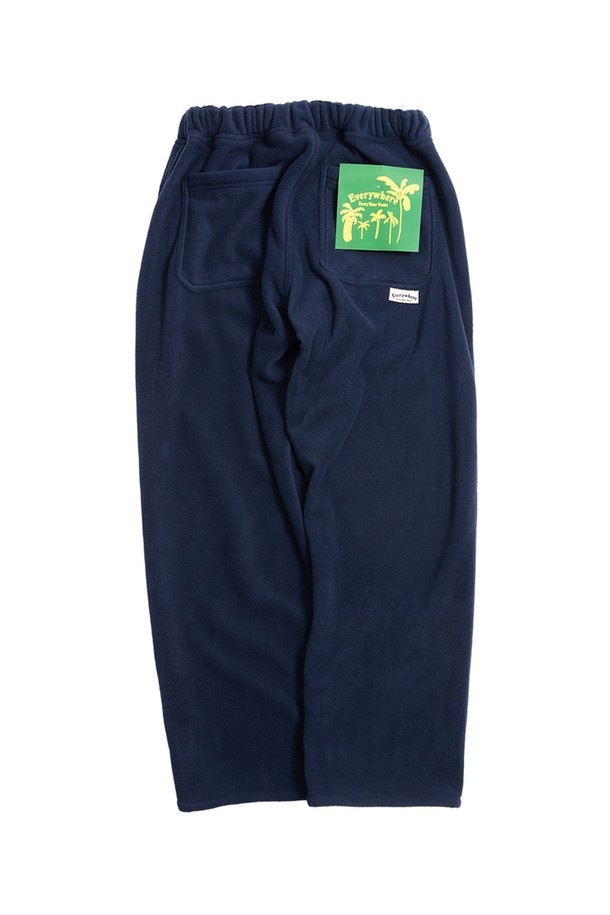 BIG WAVE - 롱/미디팬츠 - [BIG WAVE] EVERY WEAR PANTS POLAR FLEECE (PEONY NAVY / MALIBU BLUE)