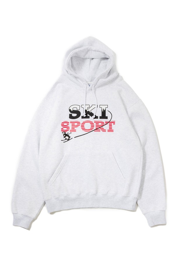 BIG WAVE - 후디 - [BIG WAVE] SKI SPORT HOODIE (1% MELANGE)