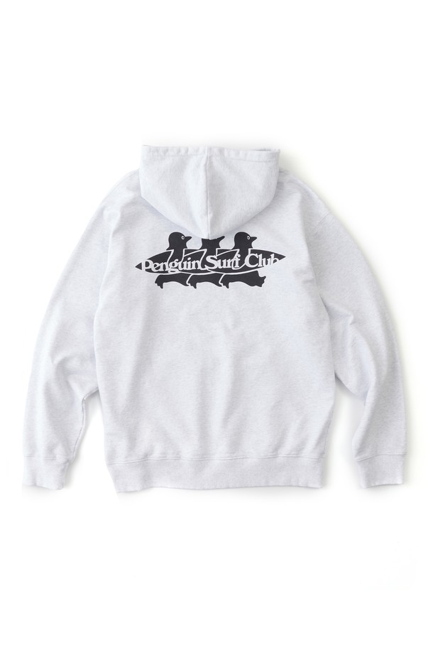 BIG WAVE - 후디 - [BIG WAVE] PENGUIN SURF CLUB HOODIE (2 COLORS)