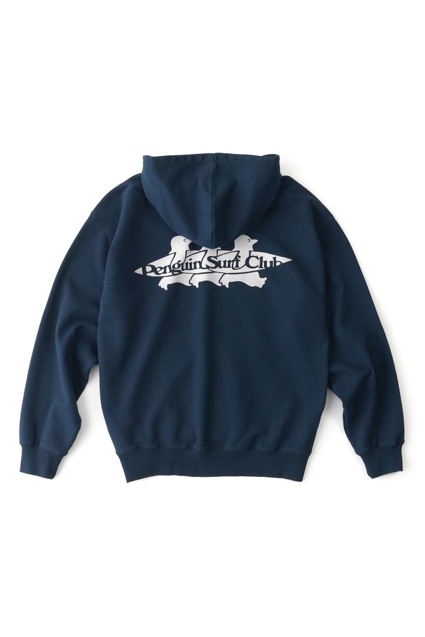 BIG WAVE - 후디 - [BIG WAVE] PENGUIN SURF CLUB HOODIE (2 COLORS)