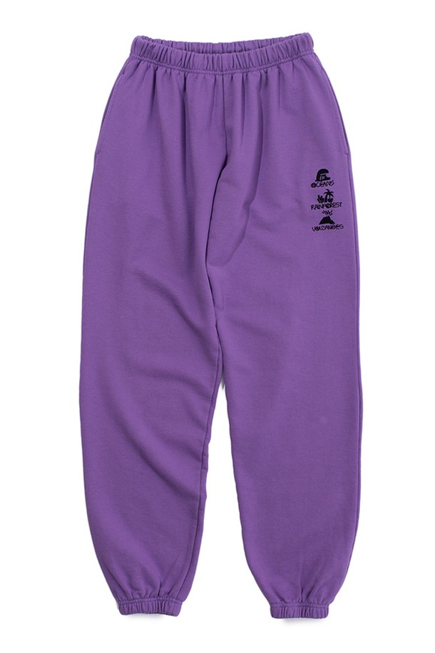 BIG WAVE - 롱/미디팬츠 - [BIG WAVE] O.R.V SWEATPANTS WOMEN'S (MARSHMALLOW / ENGLISH LAVENDAR)