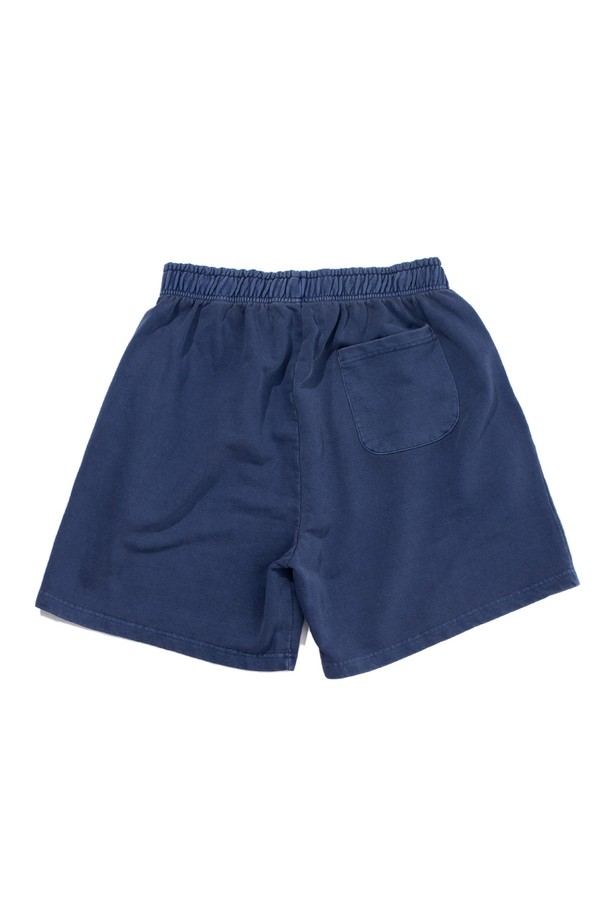 BIG WAVE - 하프팬츠 - [BIG WAVE] BLUE HAWAII SWEATSHORTS (1% MELANGE / BLUE ICE)