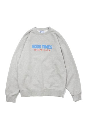 [BIG WAVE] GOOD TIMES SWEATSHIRT (8% MELANGE)