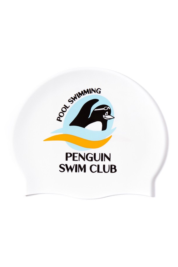 BIG WAVE - 스윔웨어 - [BIG WAVE] POOL CLUB SWIM CAP (WHITE)