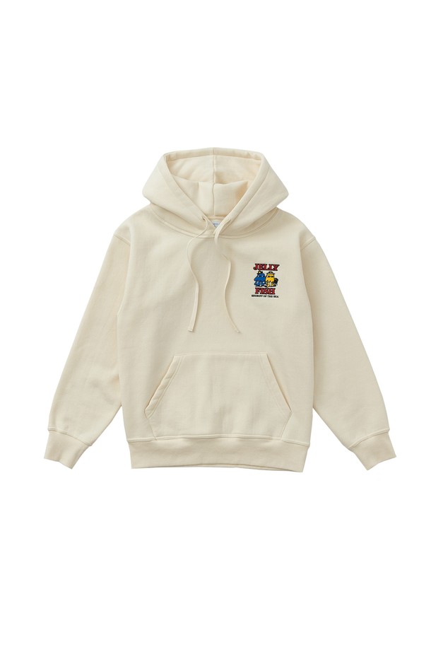 BIG WAVE - 후디 - [BIG WAVE] SHERIFF OF THE SEA HOODY (CREAM)