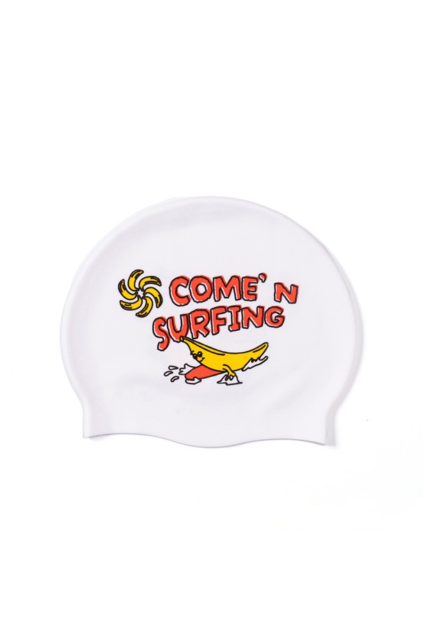 COME'N SURFING SWIM CAP (POOL WHITE)는 여름철 수영 및 물놀이에 적합한 공용 수영모자입니다. 화이트 컬러의 실리콘 소재로 제작되어 부드러운 촉감을 제공하며, 방수 및 미끄럼 방지 기능을 갖추었습니다. 다양한 그래픽 디자인(거북이, 문어, 펭귄, 불가사리, 바나나 캐릭터)이 돋보이며, 향상된 그립감과 내구성을 자랑합니다.
