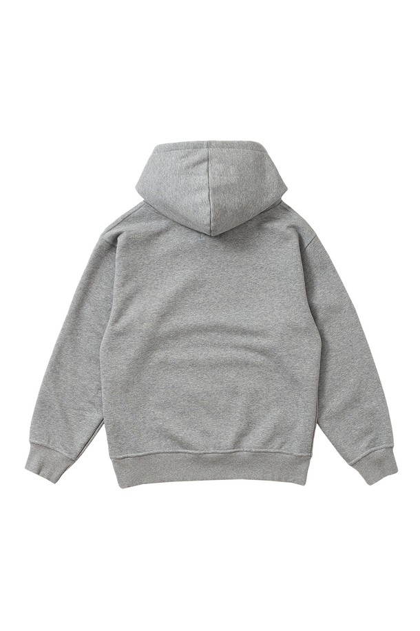 BIG WAVE - 후디 - [BIG WAVE] RUN IS GOOD HOODY (SPORTS GREY)