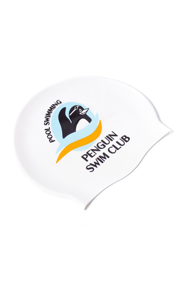 BIG WAVE - 스윔웨어 - [BIG WAVE] POOL CLUB SWIM CAP (WHITE)