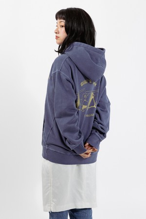 [BIG WAVE] SURF'S UP PENGUIN PIGMENT HOODIE (2 COLOR)