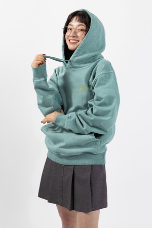 [BIG WAVE] SURF'S UP PENGUIN PIGMENT HOODIE (2 COLOR)