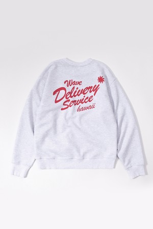 [BIG WAVE] W.D.S HAWAII SWEATSHIRT (1% MELANGE)