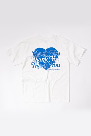 [BIG WAVE] THANK YOU HEART SYMBOL T-SHIRT (2colors)