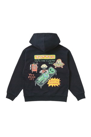 [BIG WAVE] BEST IN UNIVERSE TATTOO HOODY (NAVY)