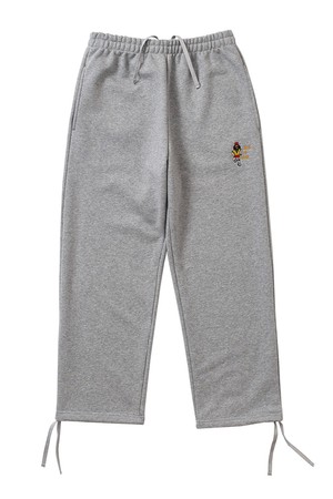 [BIG WAVE] RUN IS GOOD SWEATPANTS (SPORTS GREY)