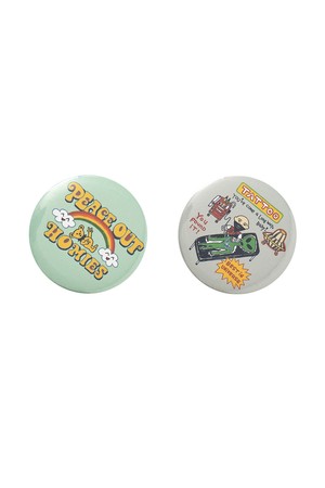 [BIG WAVE] WAN TATTOO PIN BUTTON SET