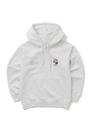 [BIG WAVE] BOO BOO 찜질방 HOODY (WHITE MELANGE)