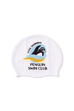 PENGUIN SWIM CLUB  SWIM CAP (POOL WHITE)