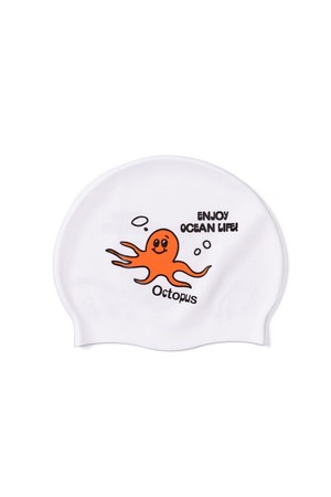 OCTOPUS SWIM CAP (POOL WHITE)