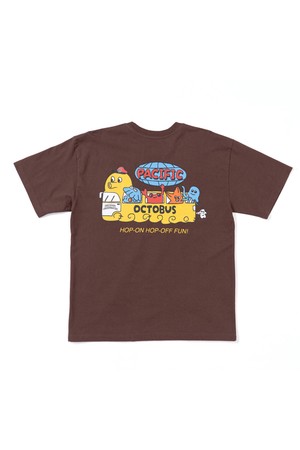 PACIFIC OCTOBUS TEE (CHOCOLATE BROWN)