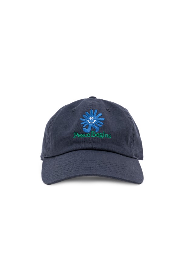 BIG WAVE - 모자 - [BIG WAVE] PEACE RUN WASHED CAP (SLATE)