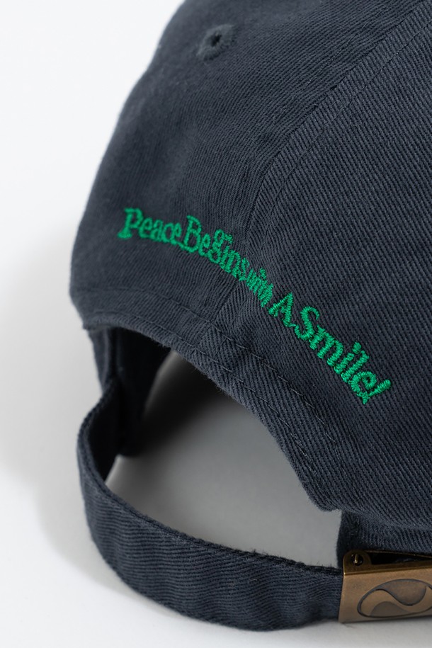 BIG WAVE - 모자 - [BIG WAVE] PEACE RUN WASHED CAP (SLATE)