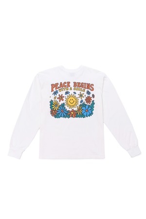 [BIG WAVE] PEACE AGAIN L/S TEE(OFF WHITE)