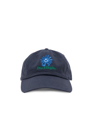 [BIG WAVE] PEACE RUN WASHED CAP (SLATE)