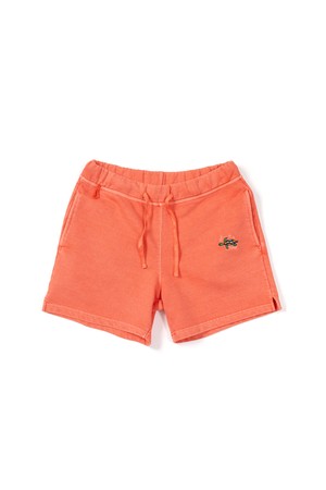 PIGMENT DYED CORALSHORTS (CORAL ORANGE)