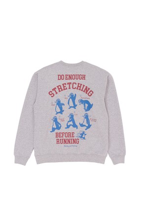 스트레칭 펭귄 스웻셔츠 (스포츠 그레이)